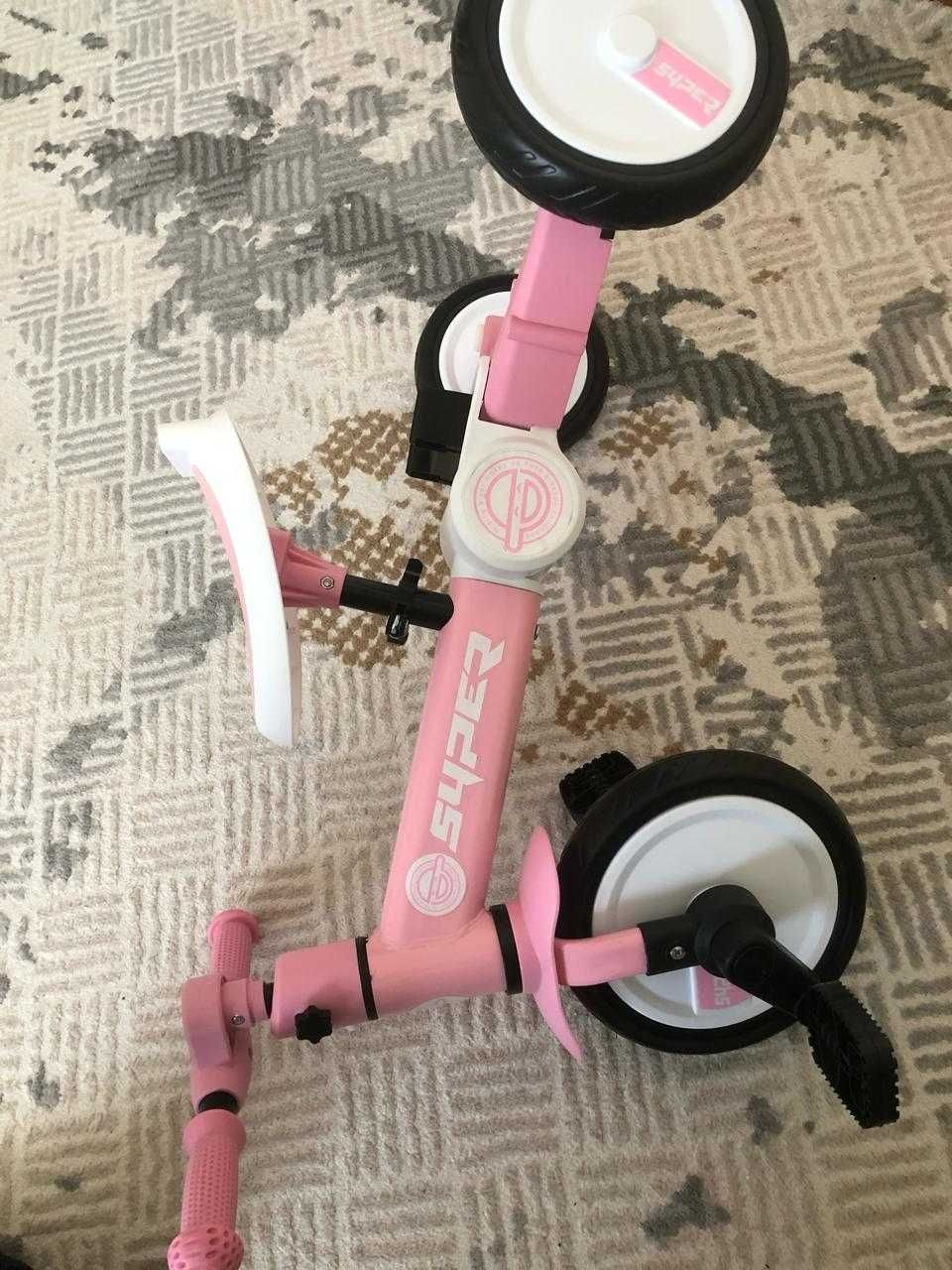Новый Велосипед детский трехколесный