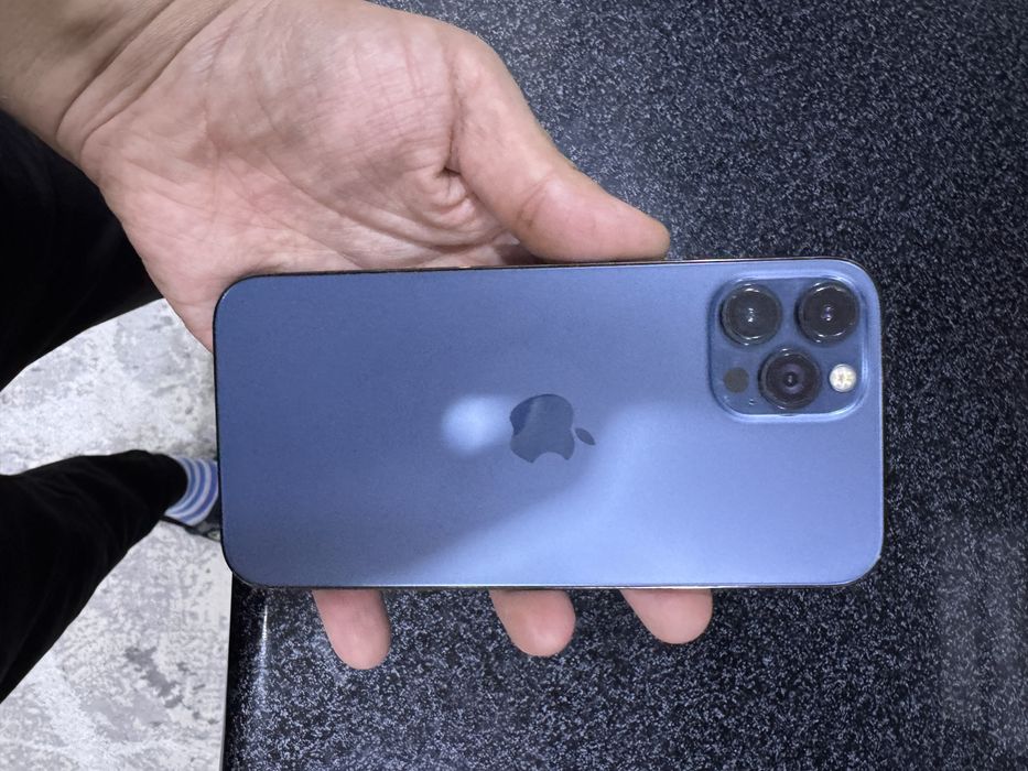 iphone 12 pro max pamit 256g yomkost 77 oqip tel qlila faqat