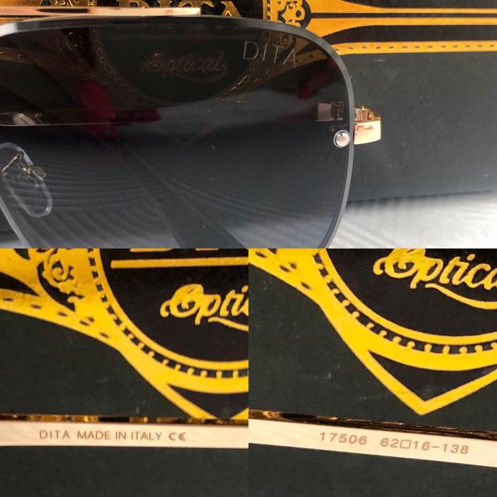 Мъжки слънчеви очила dita черни