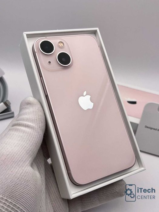 iPhone 13 mini, 128GB, Pink, 100% батерия, ОТЛИЧЕН, 1г. ГАРАНЦИЯ!