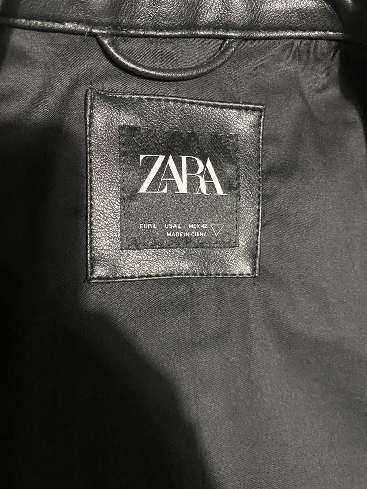 Мъжко кожено яке Zara