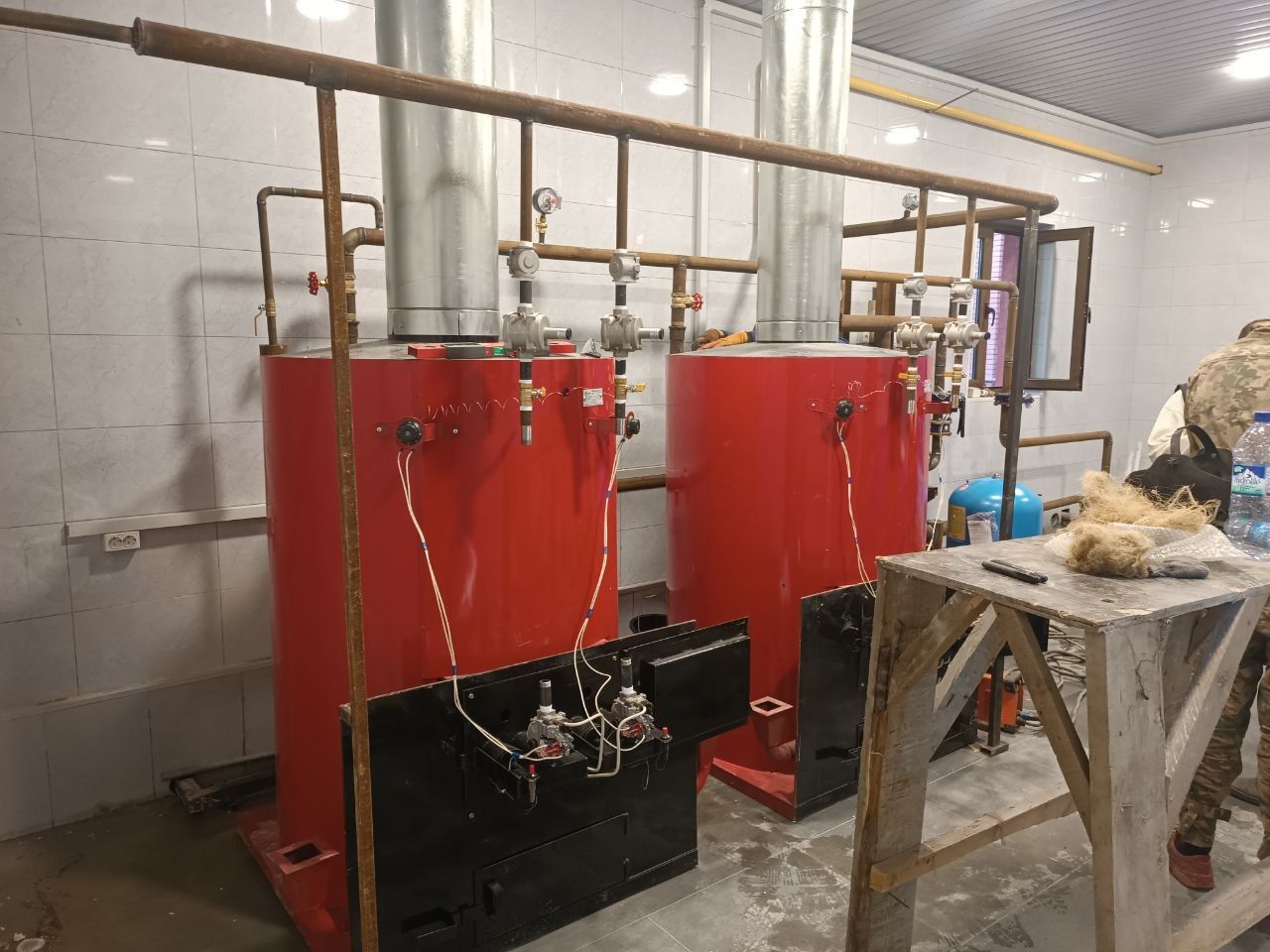 Газовый котёлар ва кумирда котелар.