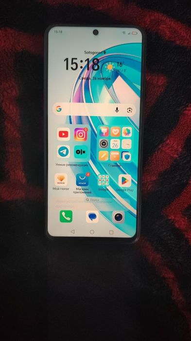 Чёрный HONOR x8 a