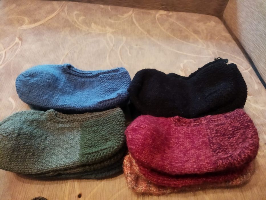 Следики вязанные шерстяные