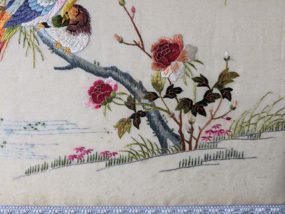 Tablou broderie de matase chinezeasca