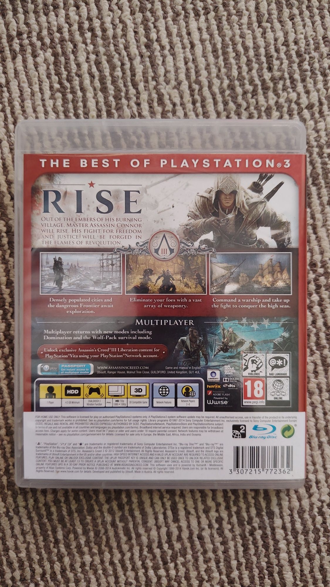 Assassin's creed III за PS3