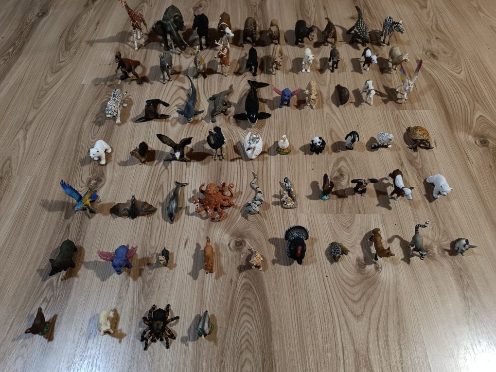 Colecție animale Schleich - 64 animăluțe