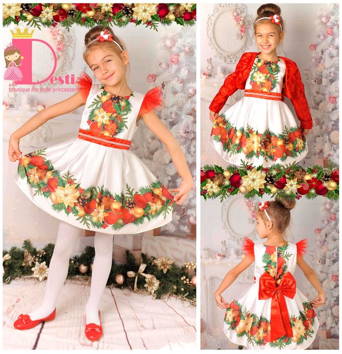 Детски рокли ТЕДИ-МОД - коледни рокли