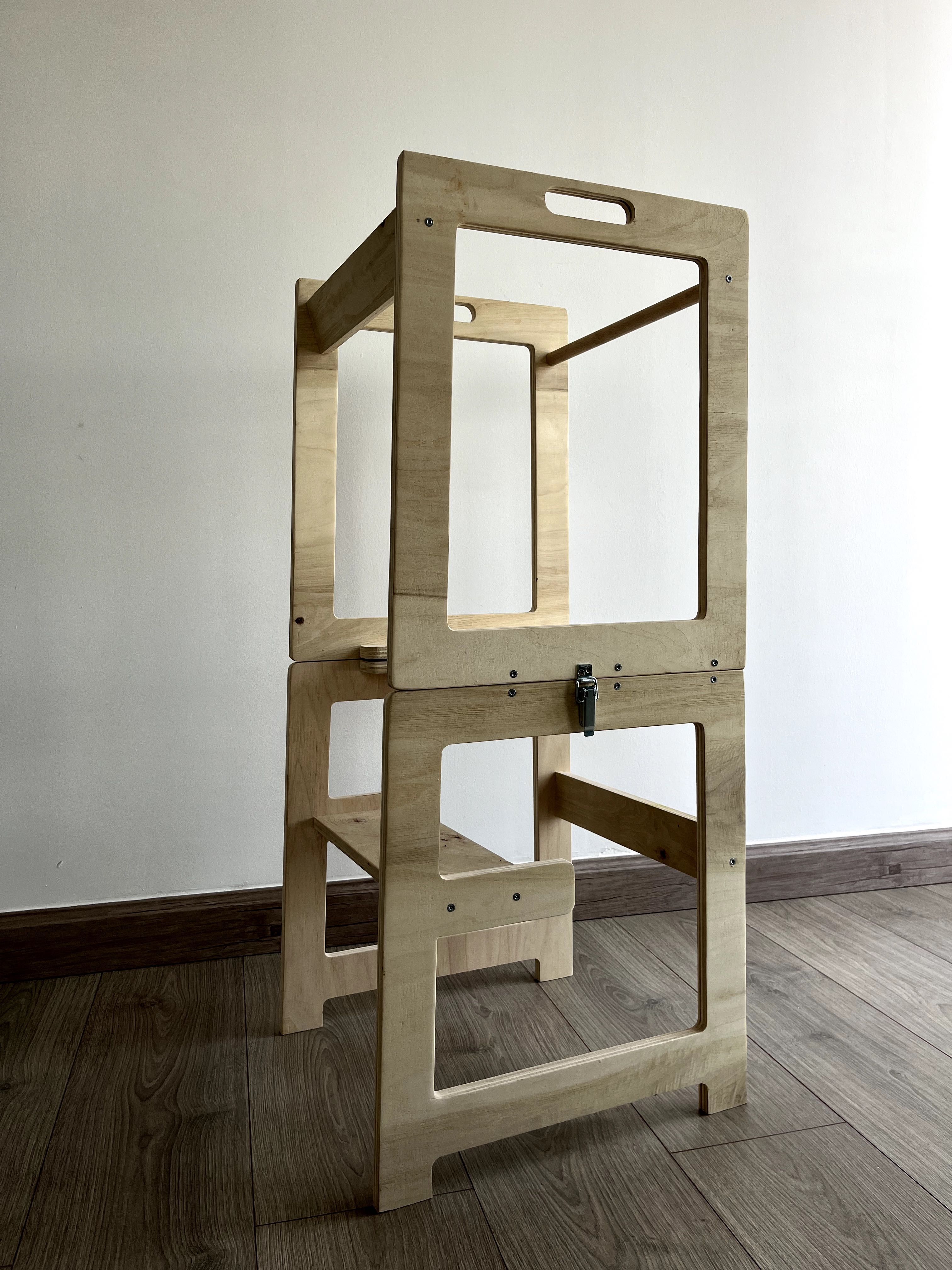 Turn de invatare pliabil 3 in 1 / Learning Tower Montessori