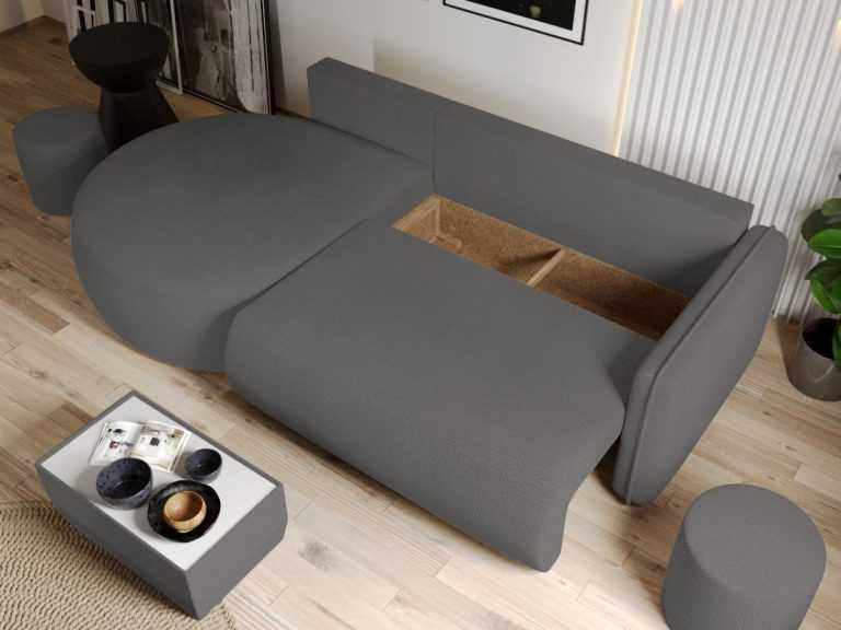 Coltar Extensibil Fiore Plusat Gri Antracit