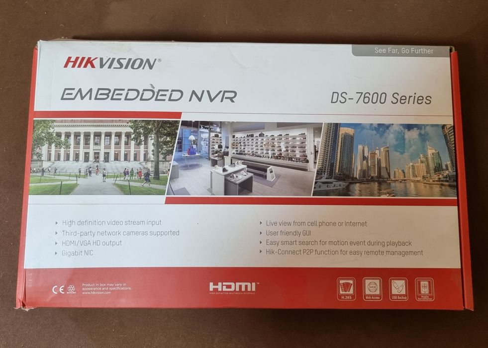 Sistem supraveghere Hikvision cu 2 camere ip