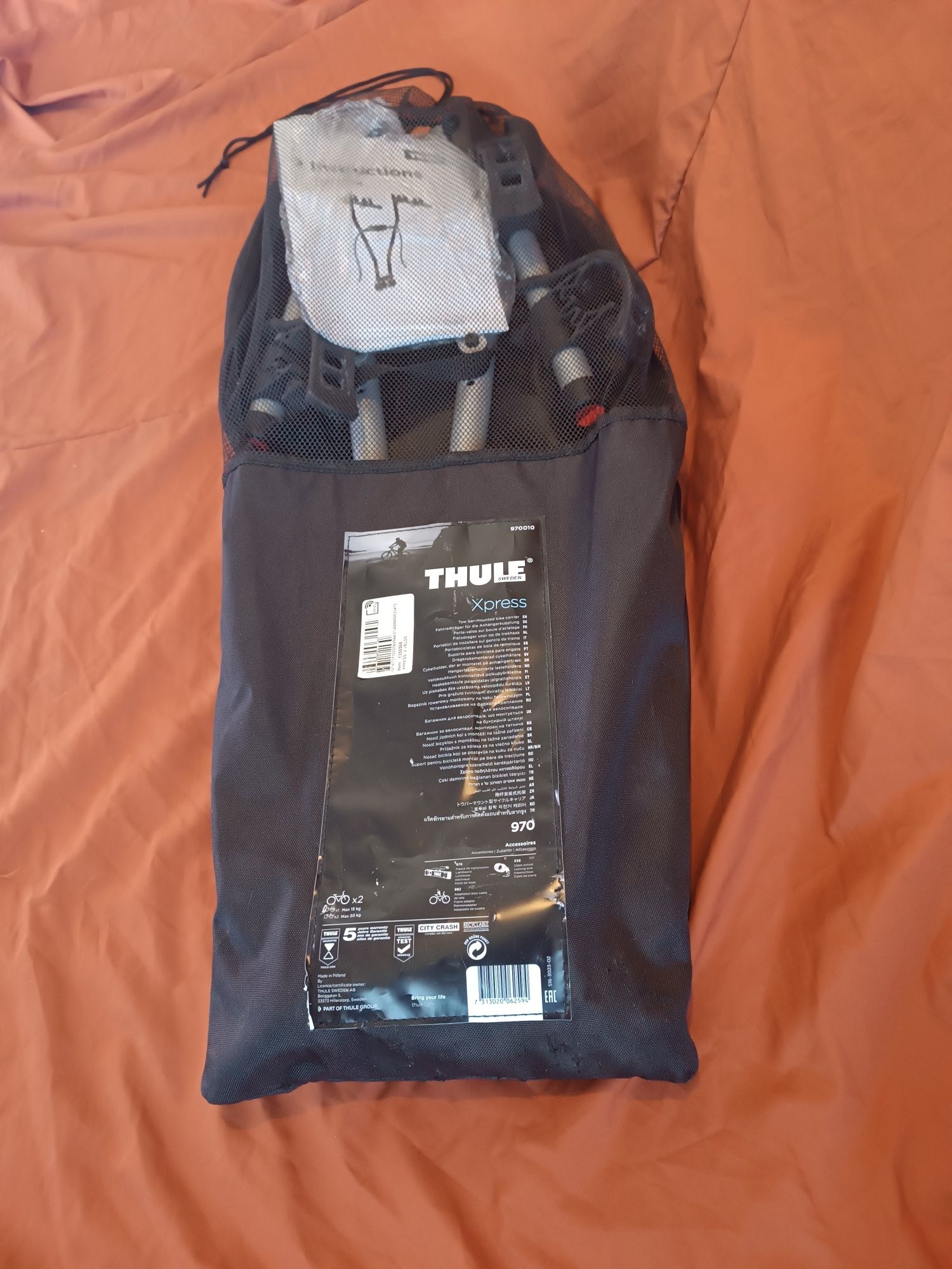 Багажник за 2 велосипеда Thule Xpress 970. 

Отлично състояние