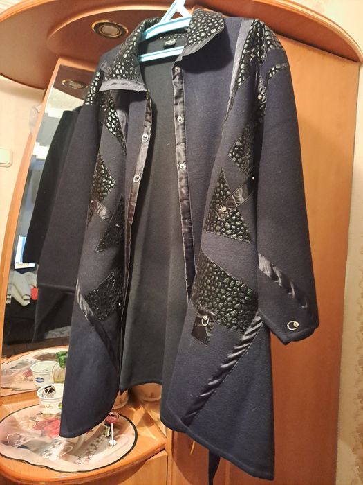 Новая кофта пончо,большие размеры