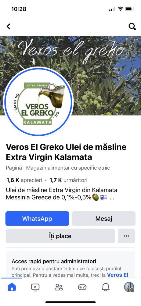 Ulei de măsline Extra Virgin