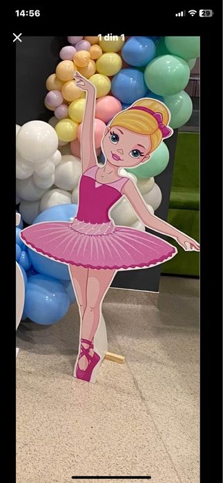 Balerina pentru aniversare din Mdf   1metru