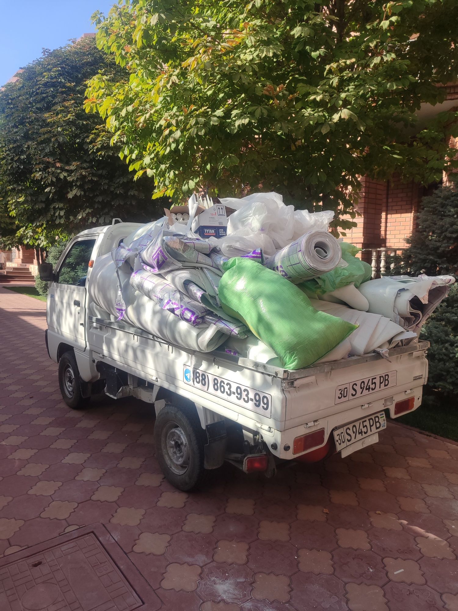 Chiqindi tashish xizmati.Вывоз строй мусор.24/7 Toshkent