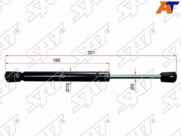 Амортизатор крышки багажника Ford Focus