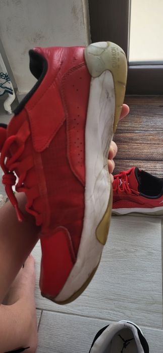 jordan 11 cmft low red