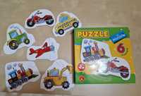 Puzzle masini tren