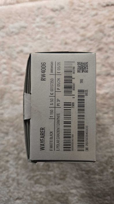 Ray-Ban Meta Wayfarer RW4006 Matte Black Polarized Gradient Graphite