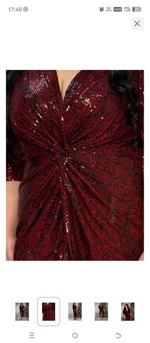 Шикарное платье для пышной фигуры.