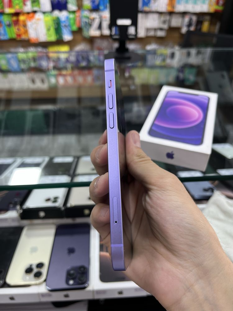 Iphone 12 64gb 85% Purple juda ideal holatda - Naqdga yoki halol nasiy