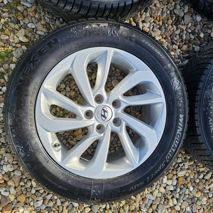 Set Jante Hyundai Kia Iarna 225 60 R17 Anvelope noi 5x114.3