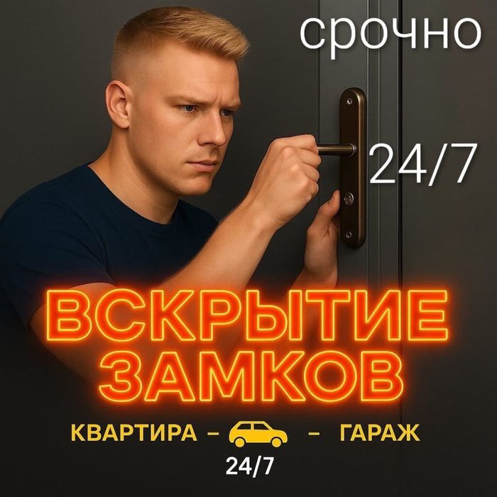 Срочно вскрою квартиру, сейф или авто без лишних повреждений 24/7