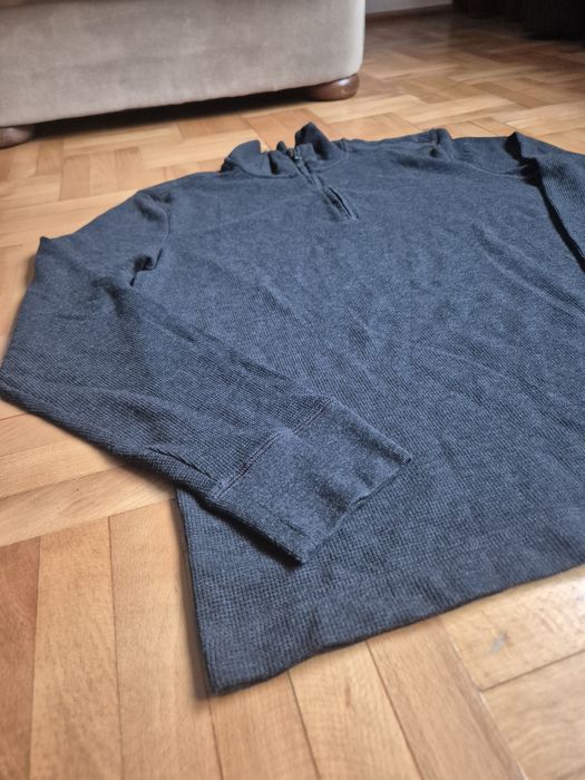 Bluză Banana Republic Premium, half-zip cu guler înalt - Bărbații - L