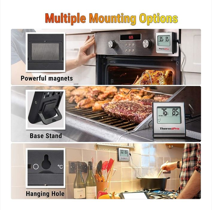 Termometro da cucina, ThermoPro, TP-16S, cottura, digitale, timer, son