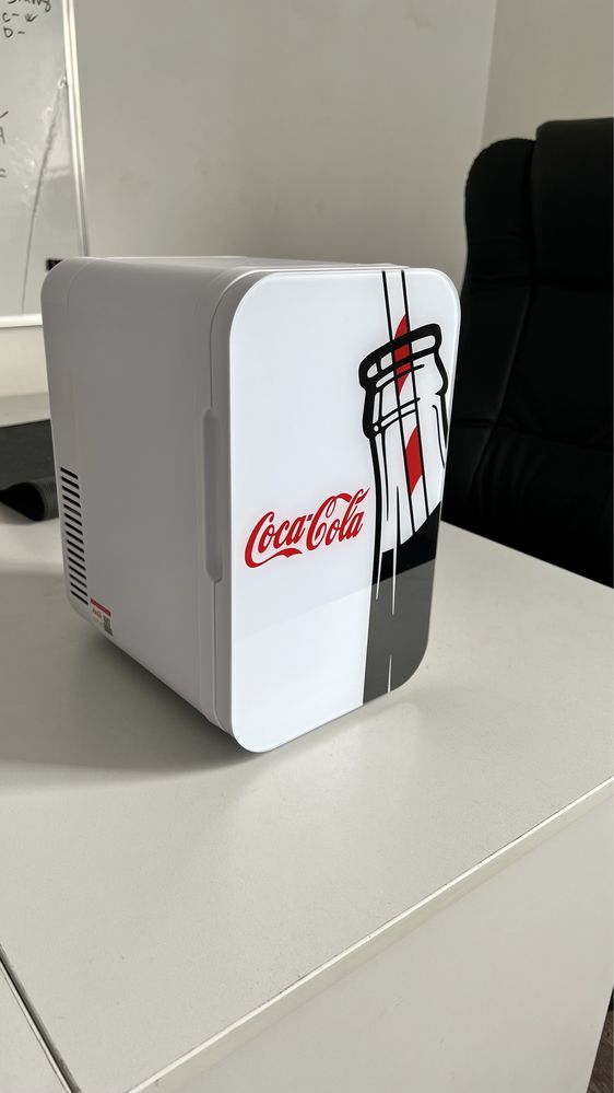 Холодильник Coca-cola автомобильный офисный вместимость 6L 6 литров