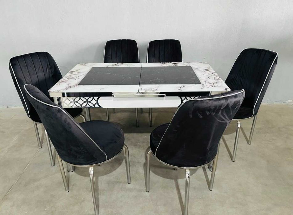 Set Masa extensibila + 6 scaune