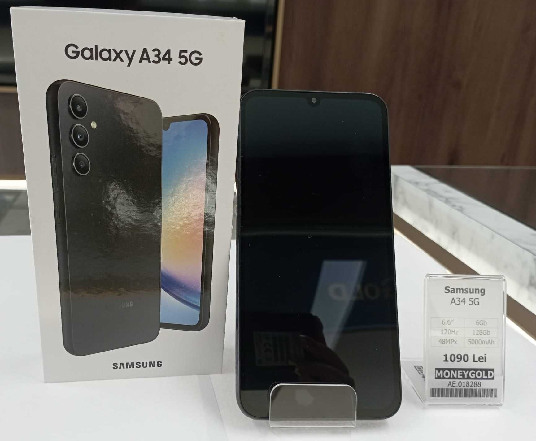 Telefon Samsung Galaxy A34 5G MoneyGold AE.018288