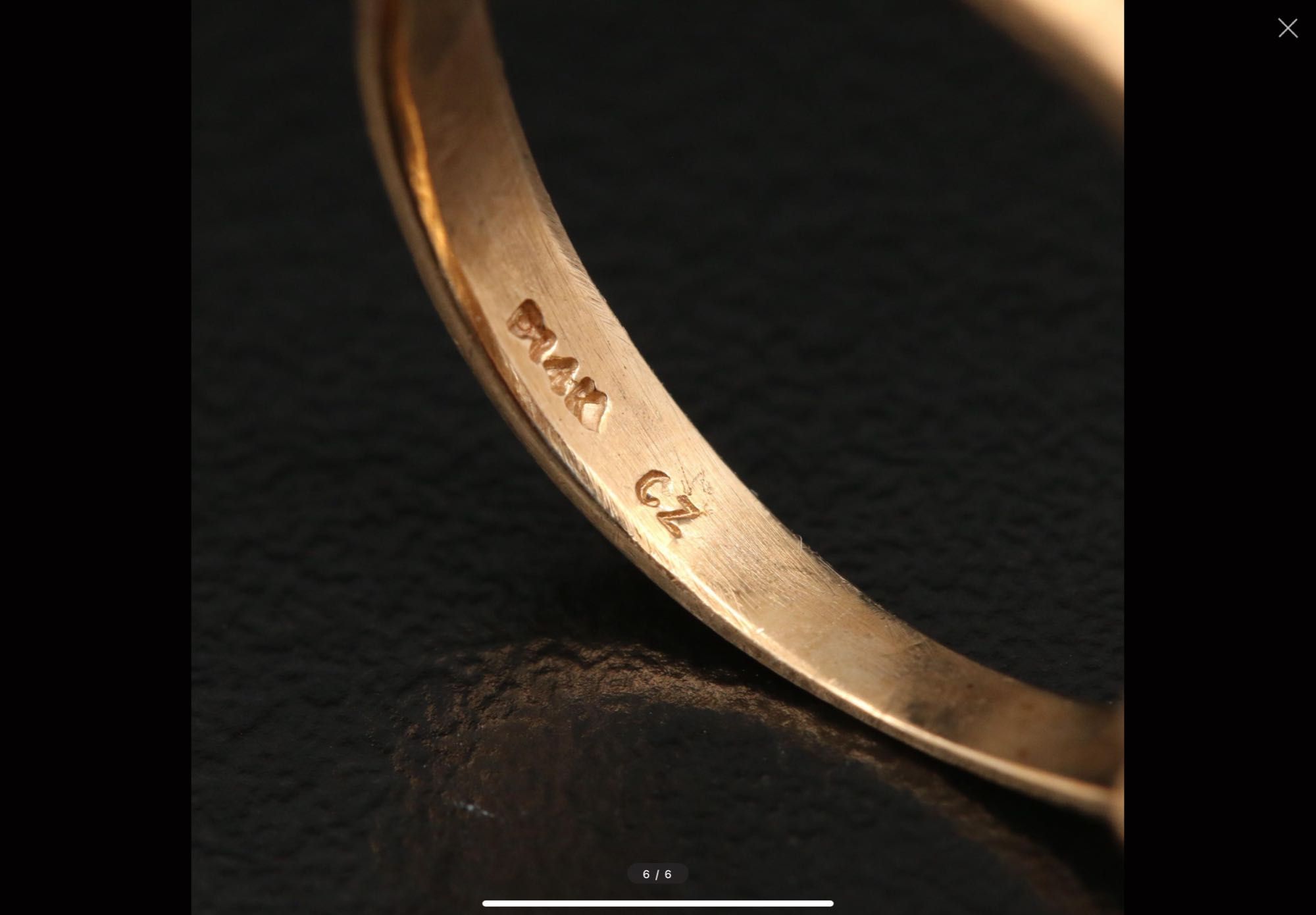 Золотые кольца с камнем Цирконий, из Америки.