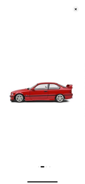 Macheta auto BMW M3 E36 Streetfighter 1994, 1:18, Imola Red, Solido