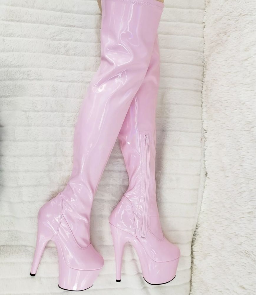 Ботуши Чизми Pleaser Adore 3000 Фетиш стриптиз танци