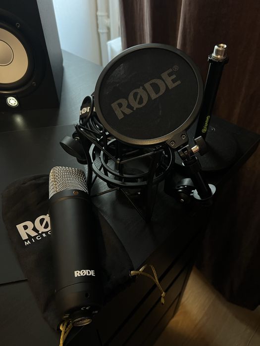 Rode nt1 + stativ profesional de birou si stativ inalt