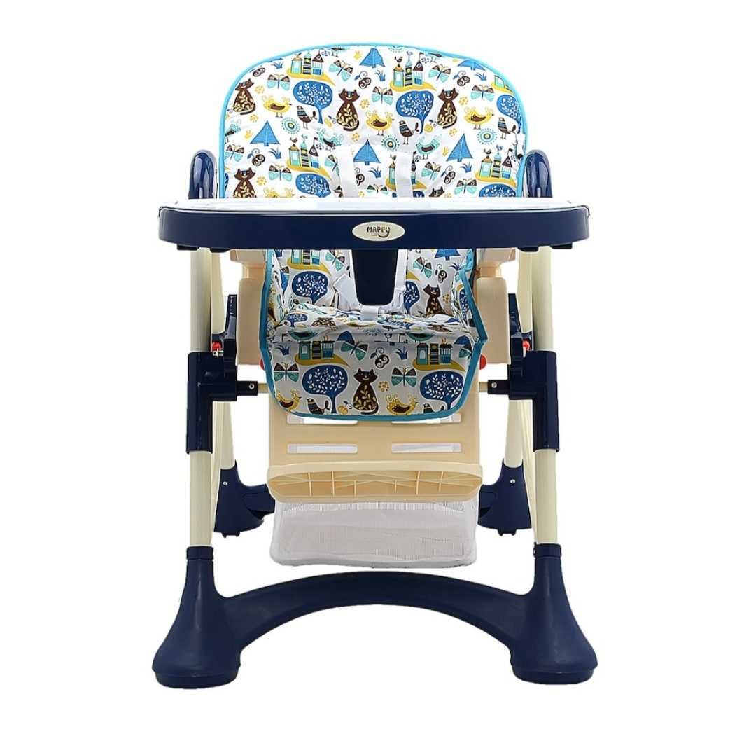 Стол за хранене Mappy, Регулируем, 6 - 36 месеца, navy-blue