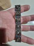 Bratara mare din argint 925 si aur.