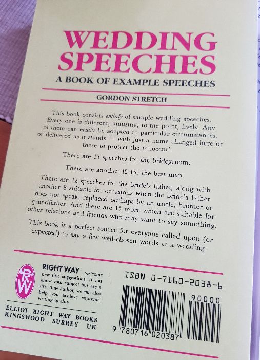Wedding speeches - discursuri de nuntă
