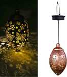 Lampa solara decorativa, rezistenta la apa, ip44, maro
