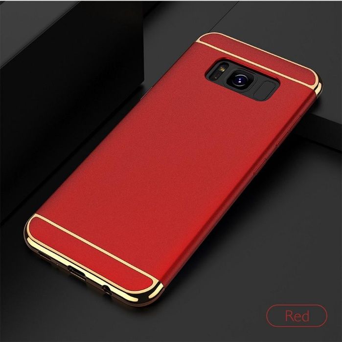 Husa de lux pt Galaxy S9 Plus , culoare rosie - calitate premium - xd