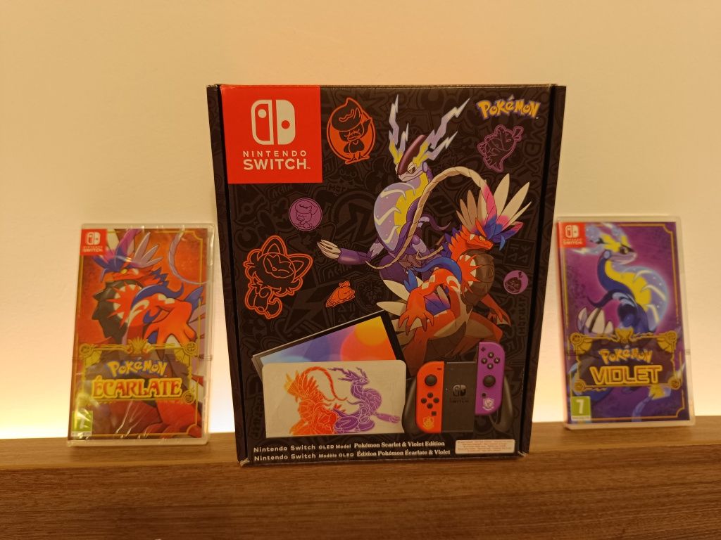 Nou Limited Edition Nintendo Switch OLED+Pokemon Scarlet/ Violet