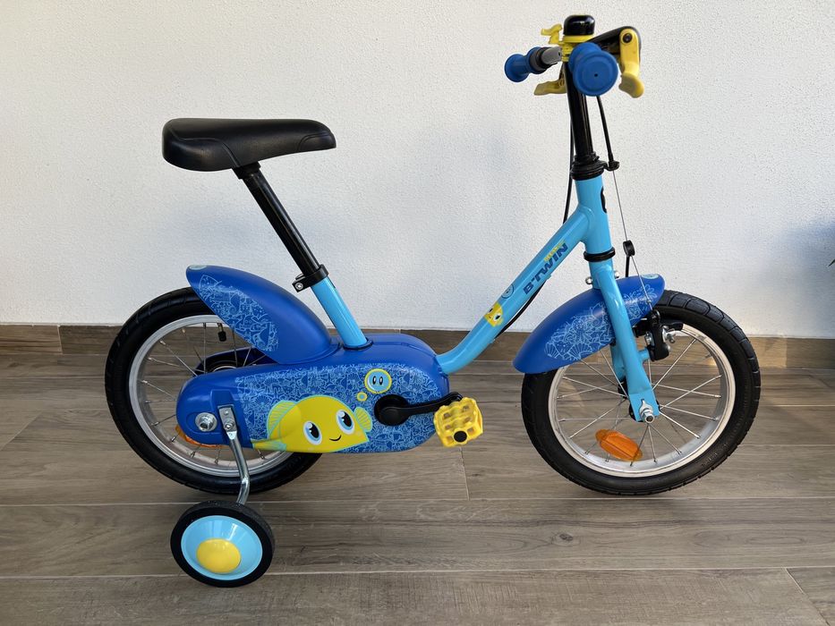 Bicicleta Btwin 14 “ inch pentru copii 3/5 ani stare ca nouă
