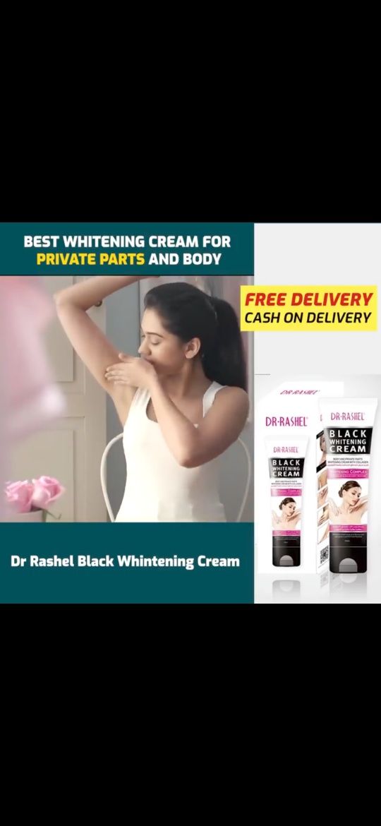 Dr•Rashel (Black Whitening Cream)

Tanangizning har qanday joylari u