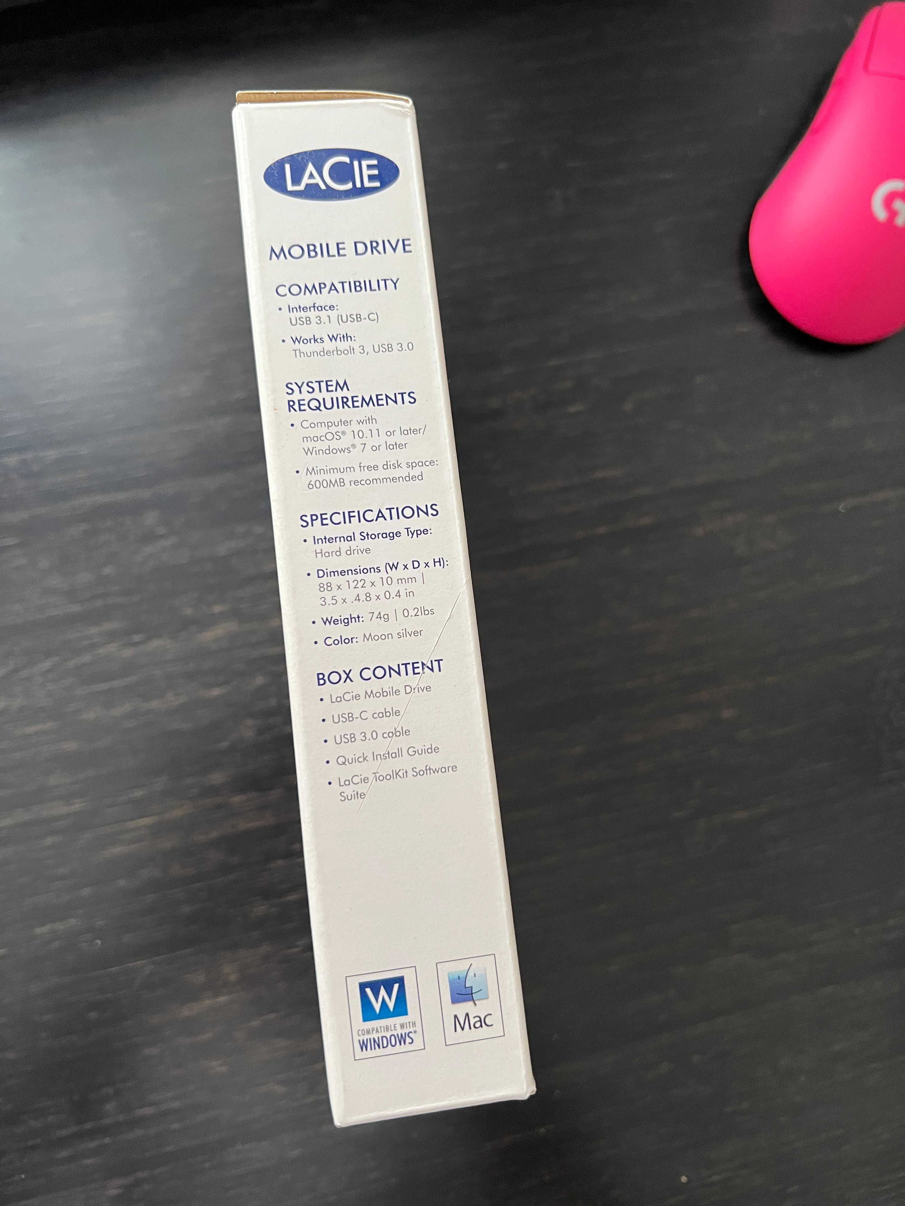 LaCie Mobile Drive 1TB - Външен Хард Диск