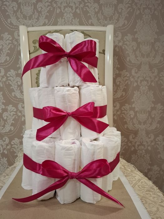 Подгузники - торт! Цены не дорогие, доставка бесплатная