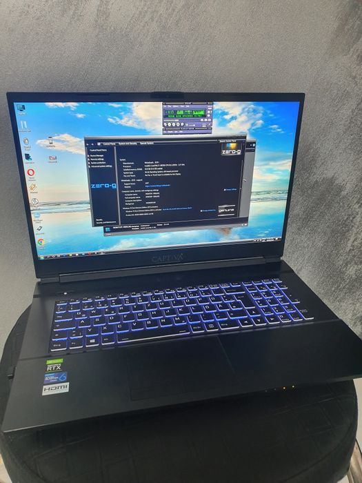 Laptop captiva i7 10870H  16TH 32gb 1tb ssd