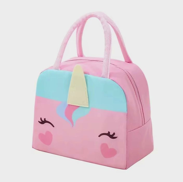 Детска термо чанта розово мече панда НОВА