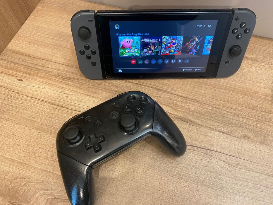 Nintendo Switch modat picofly, Pro Controller, card microSD de 256 GB